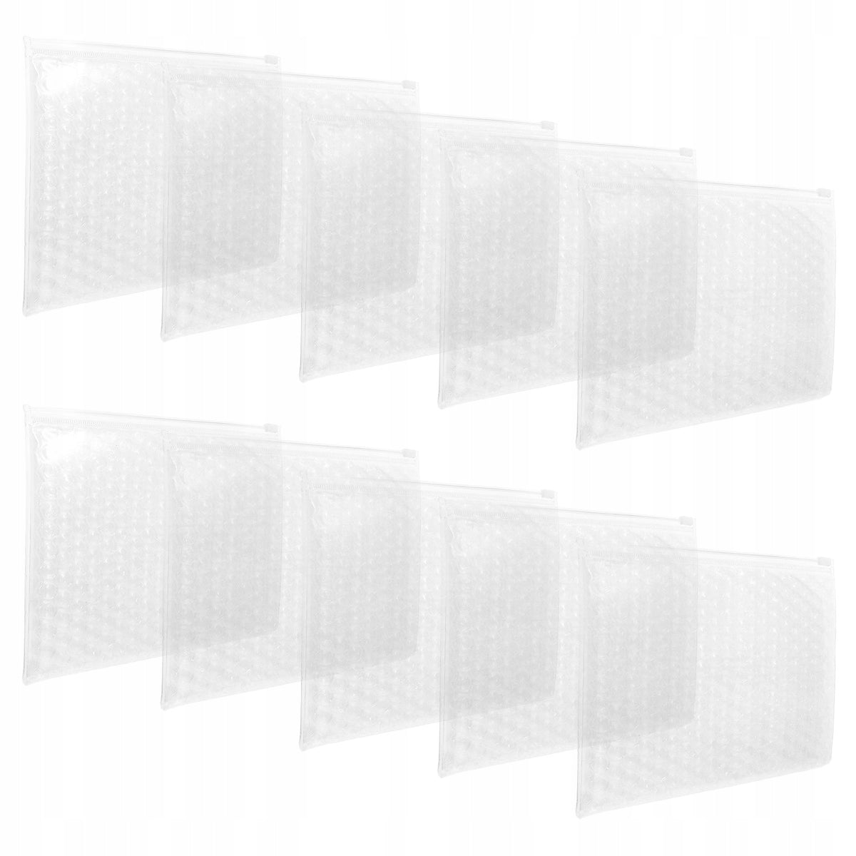 10Pcs Durable Plastic Bubble Pouches with Cushioning for Safe Packaging