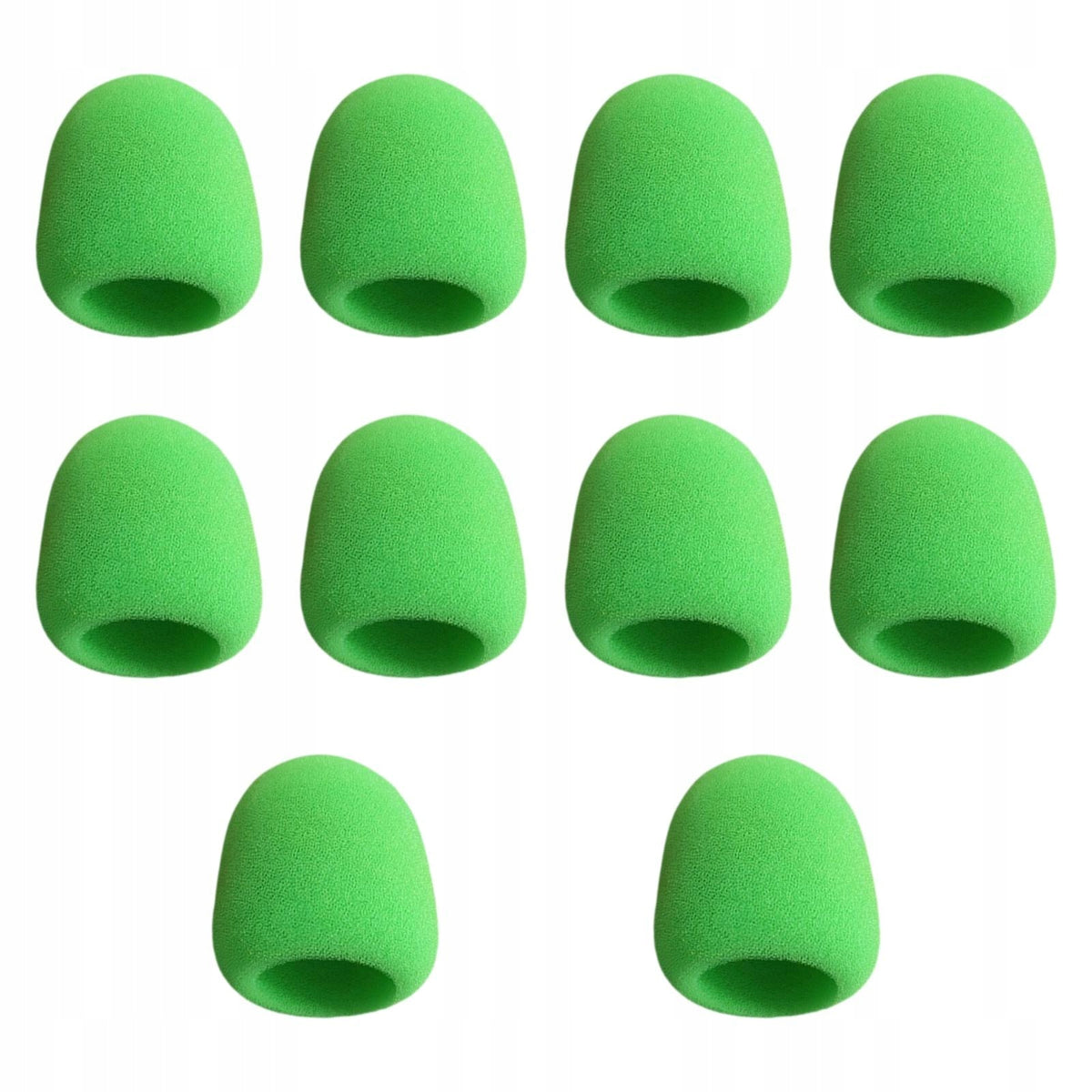 10Pcs Handheld Microphone Cover Sturdy Sponge Foam Mic Cover for Green Packaging status original