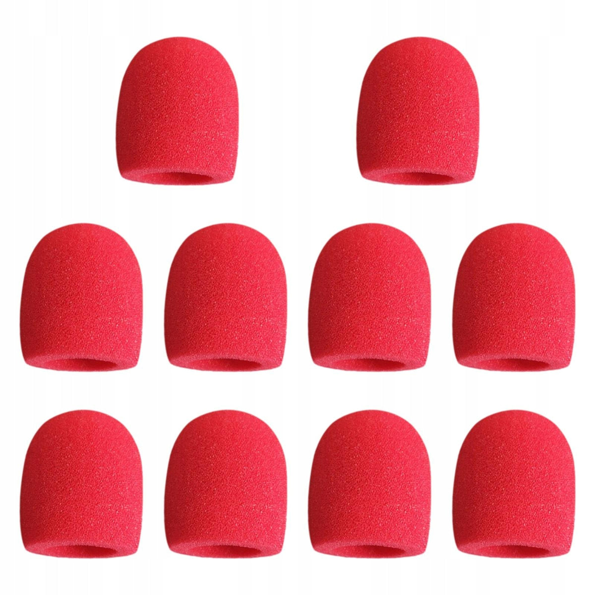 10Pcs Handheld Microphone Cover Sturdy Sponge Foam Mic Cover for Red Packaging status original