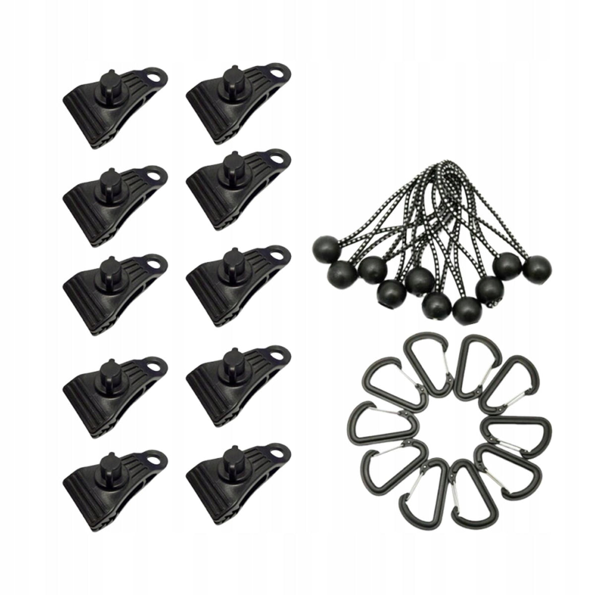 10Pcs Tarp Clips Set Multipurpose Firmly Sturdy Windproof Crocodile Mouth Brand no brand