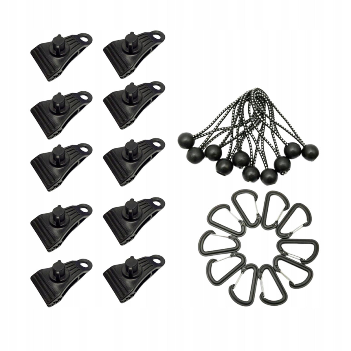 10Pcs Tarp Clips Set Multipurpose Firmly Sturdy Windproof Crocodile Mouth Manufacturer code 02266073249