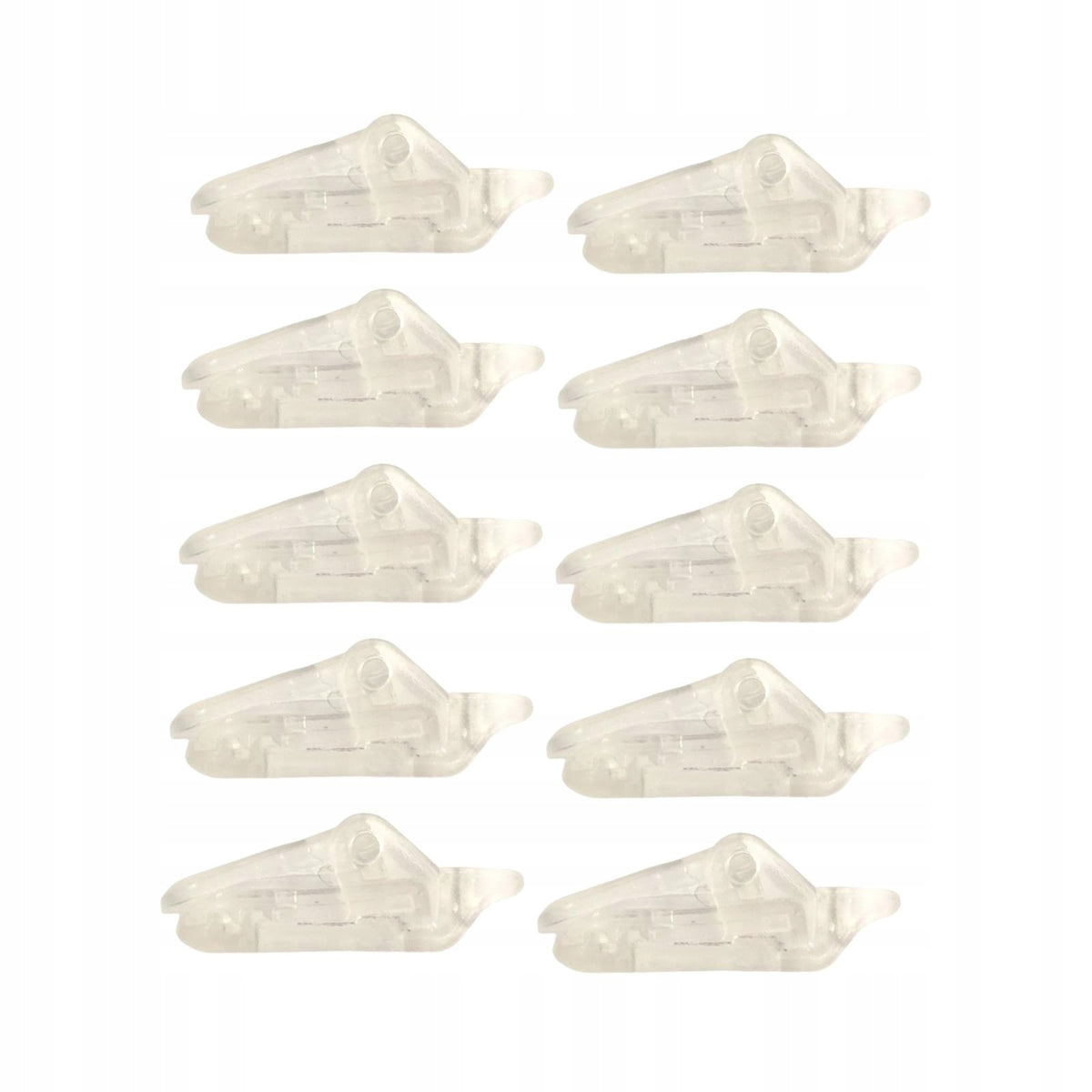10Pcs Tarp Clips Tent Clips Snap Hangers Bungee Cord Clip Fixed Clips Clear