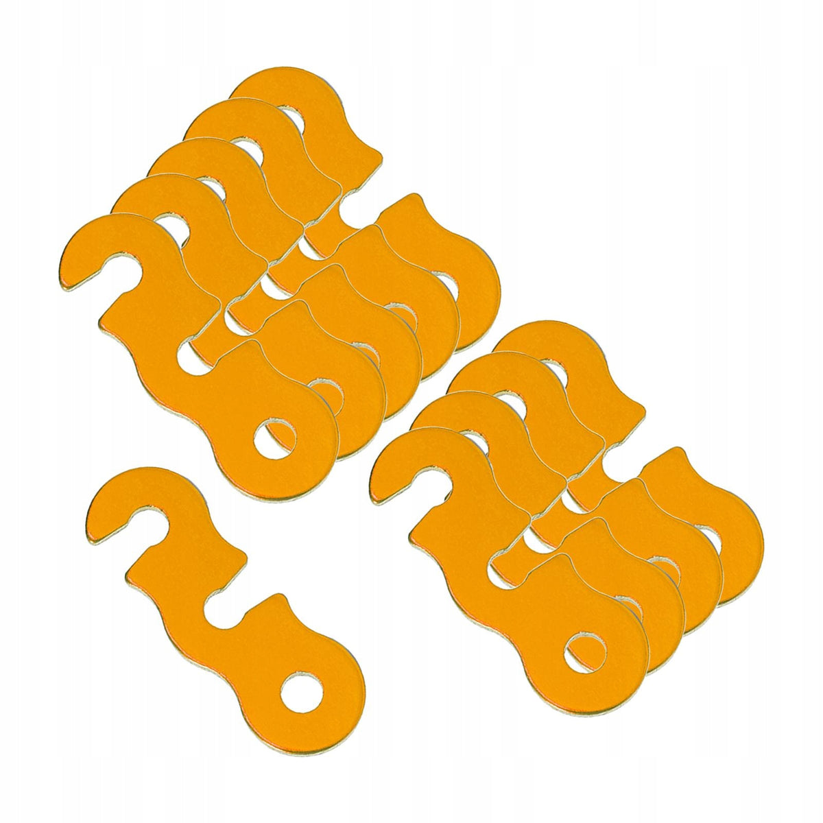 10Pcs Tent Rope Adjuster Durable Aluminum Alloy for Hiking 8 42X15mm
