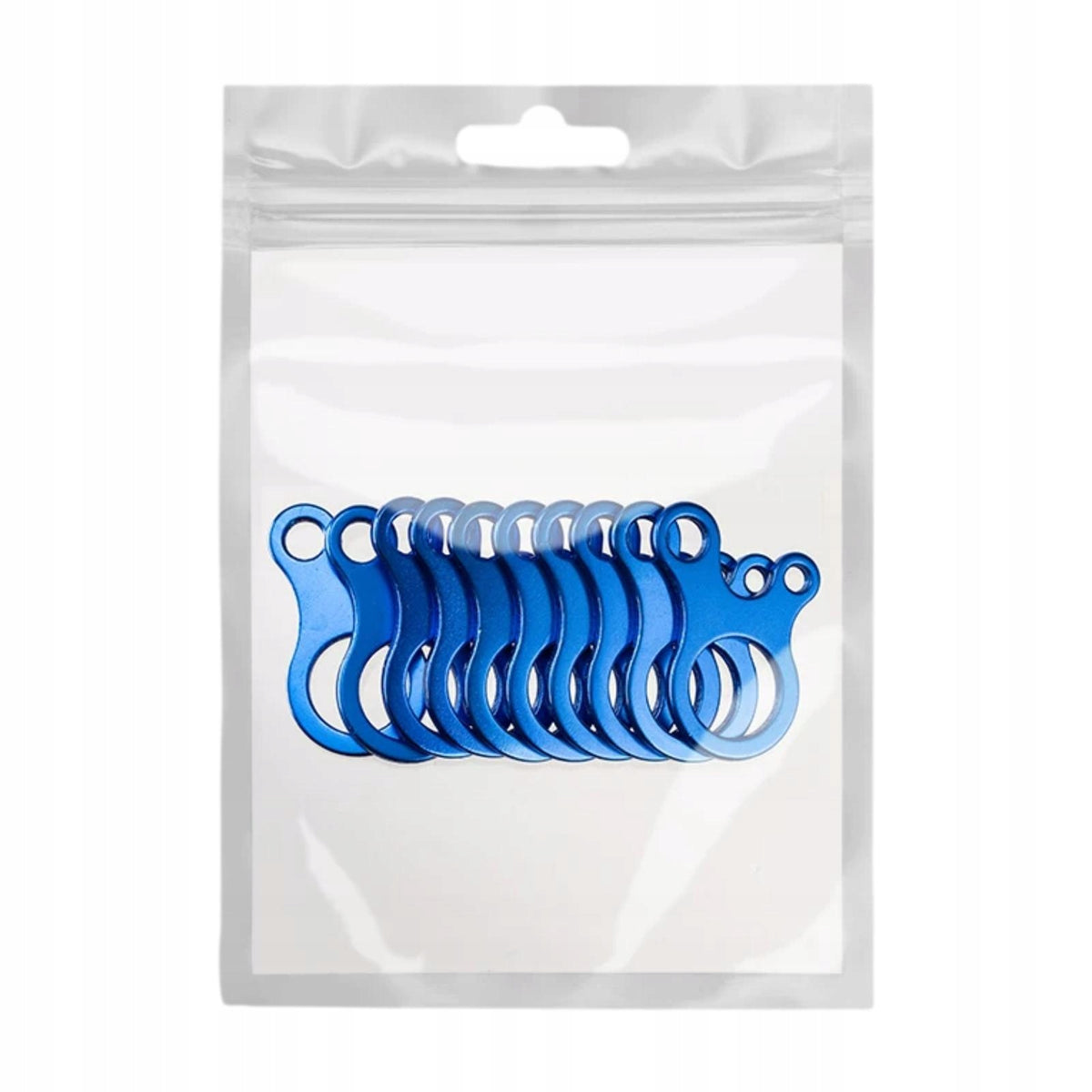 10Pcs guyline Tensioners Tent Rope Tightener Replacement Camping Wind Blue Packaging status original