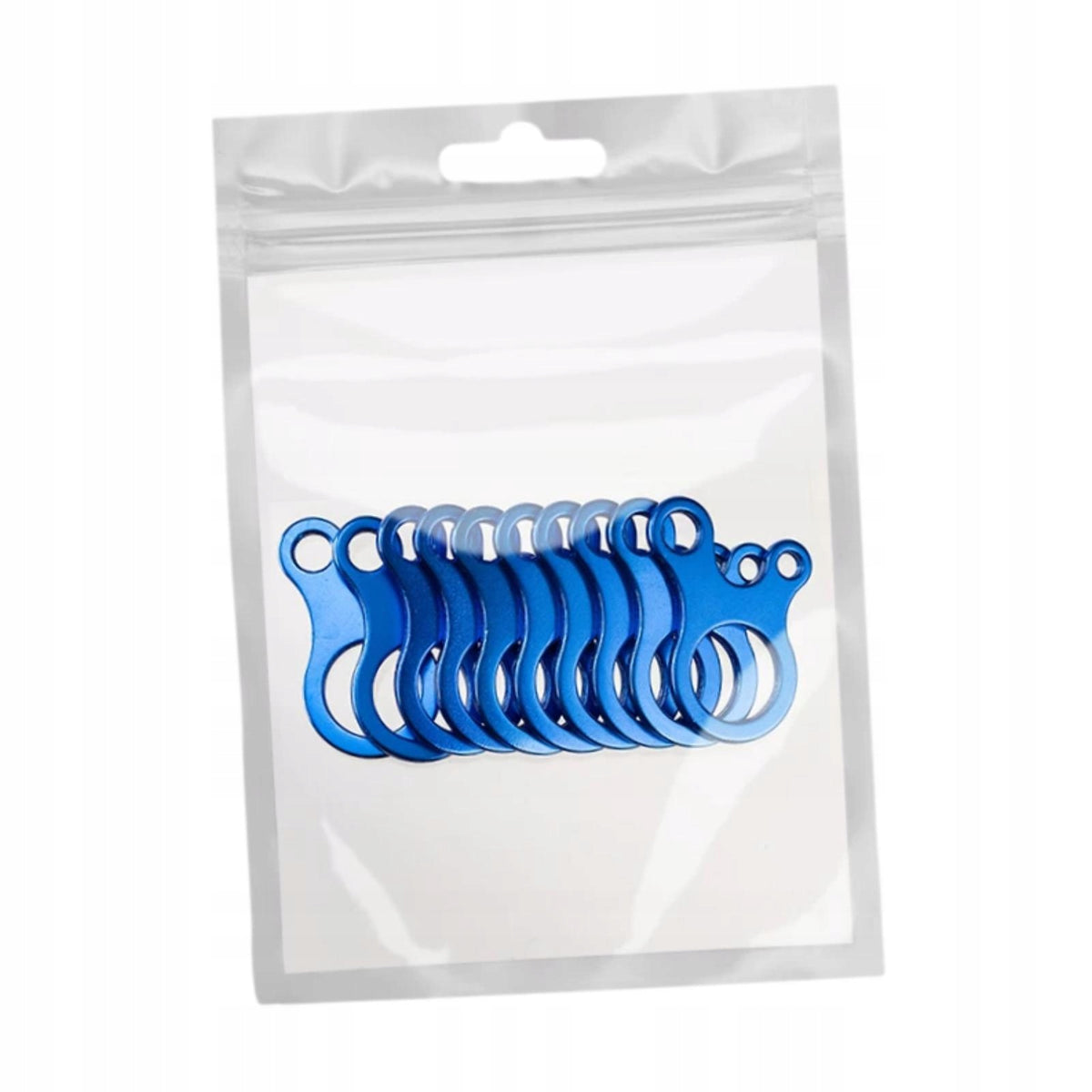 10Pcs guyline Tensioners Tent Rope Tightener Replacement Camping Wind Blue
