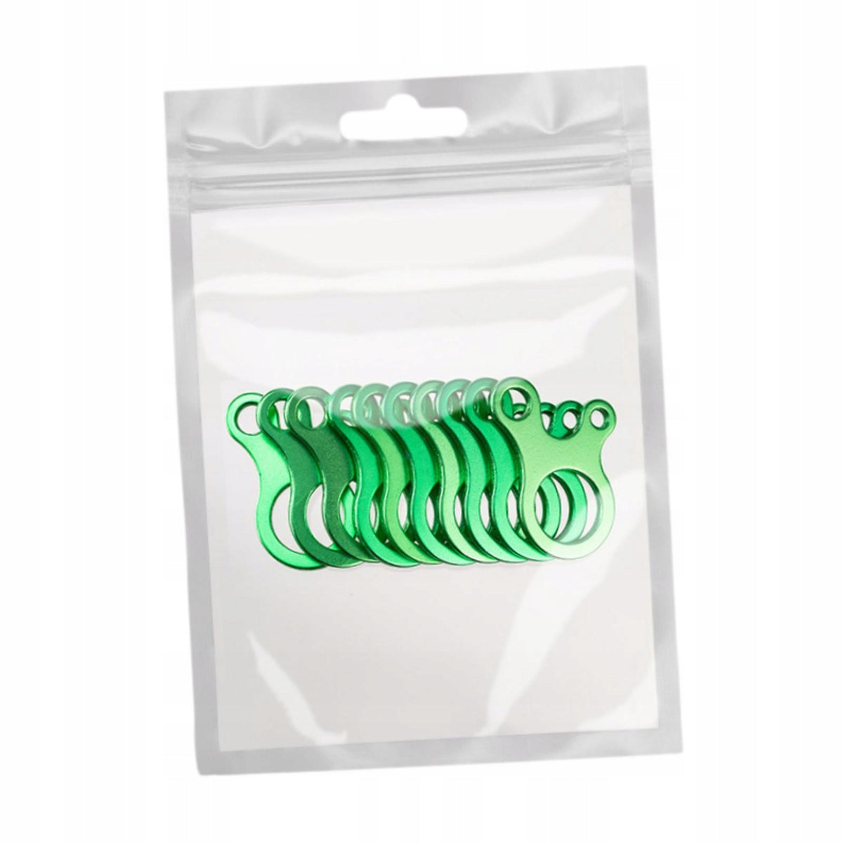 10Pcs guyline Tensioners Tent Rope Tightener Replacement Camping Wind Green