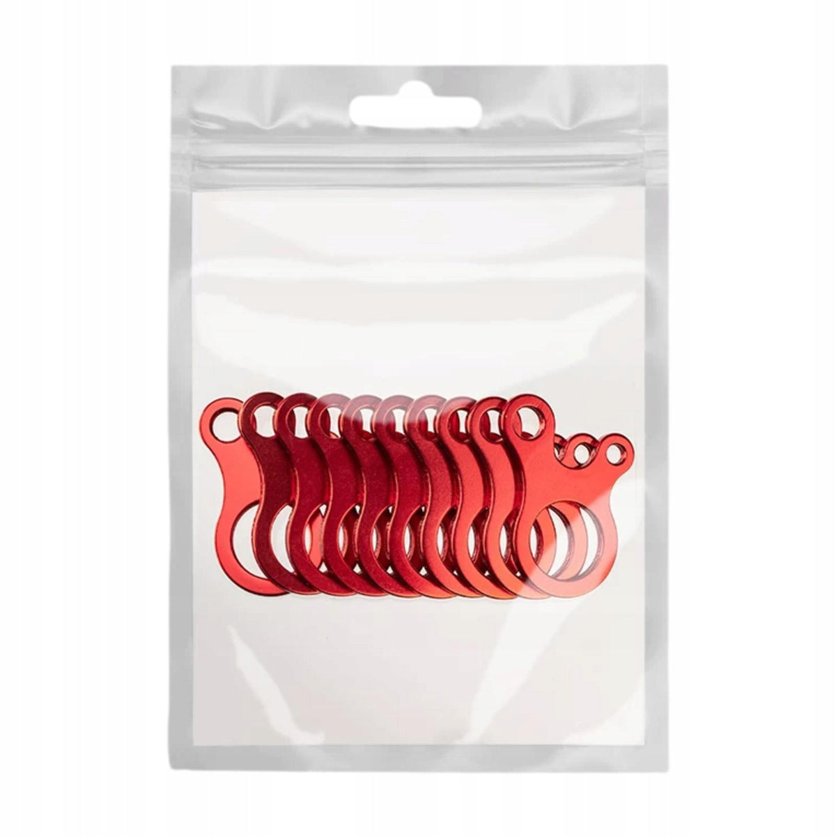 10Pcs guyline Tensioners,Wind Rope Buckle Replacement Cord Adjusters Red Packaging status original