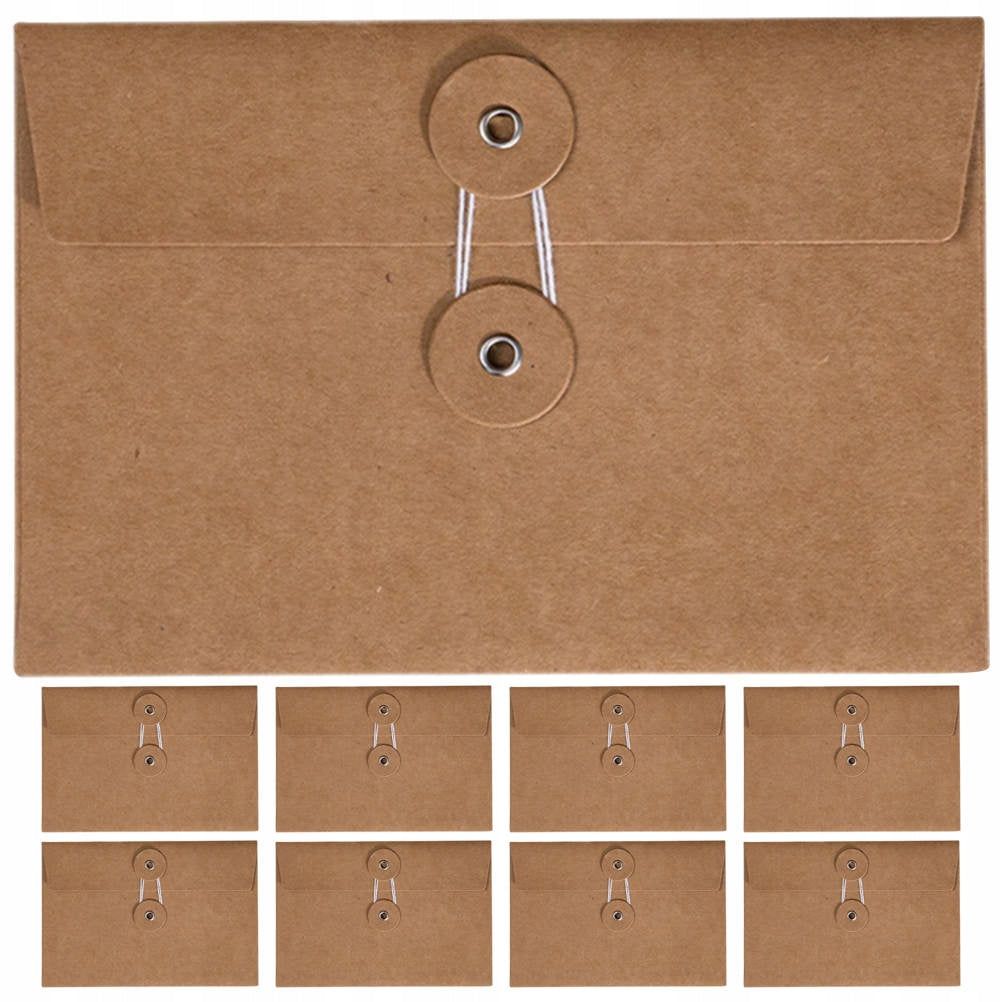 10SZT PROSTE KOPERTY BIUROWE Z PAPIERU KRAFT DO ORGANIZACJI LISTÓW Format 430 x 600 mm