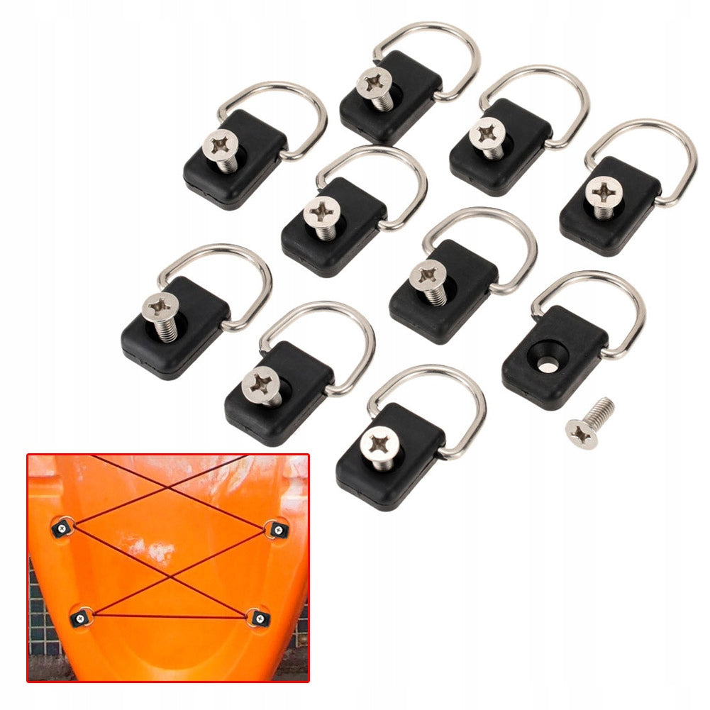 10X D RING PATCH WITH PVC FOR SUP D-RING INFLATABLE KAYAKS
