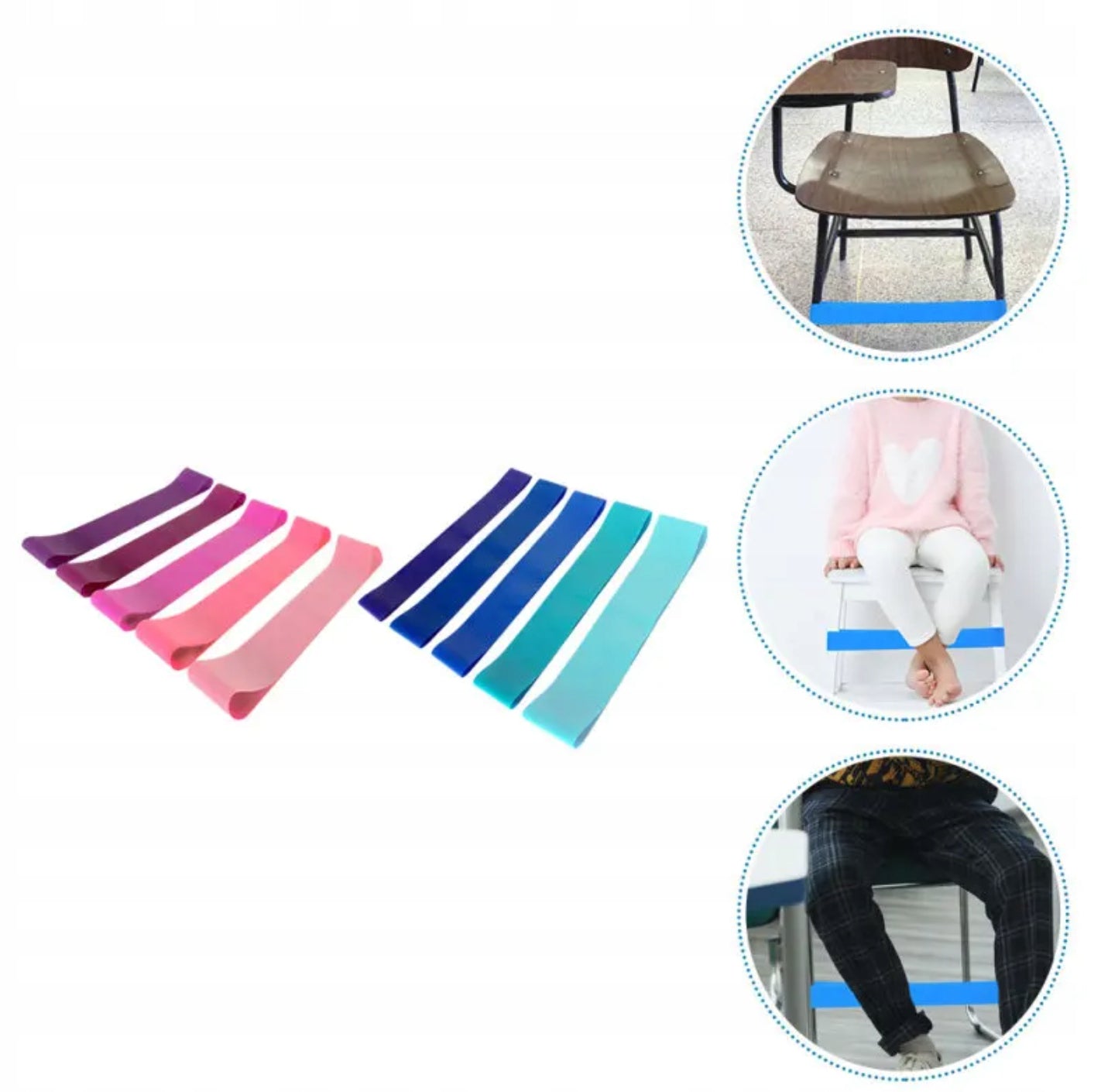 10X ELASTIC CHAIR BANDS RELAXING LEGS FOR MULTIFUNCTIONAL ELASTIC BAND Brand no brand