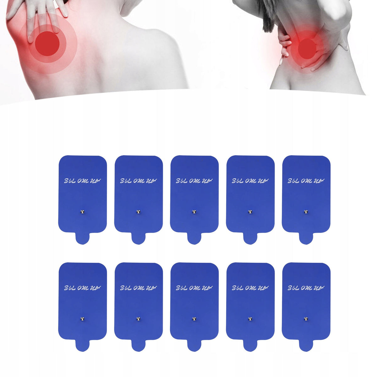 10X GEL ELECTRODE ELECTROSTIMULATOR TENS