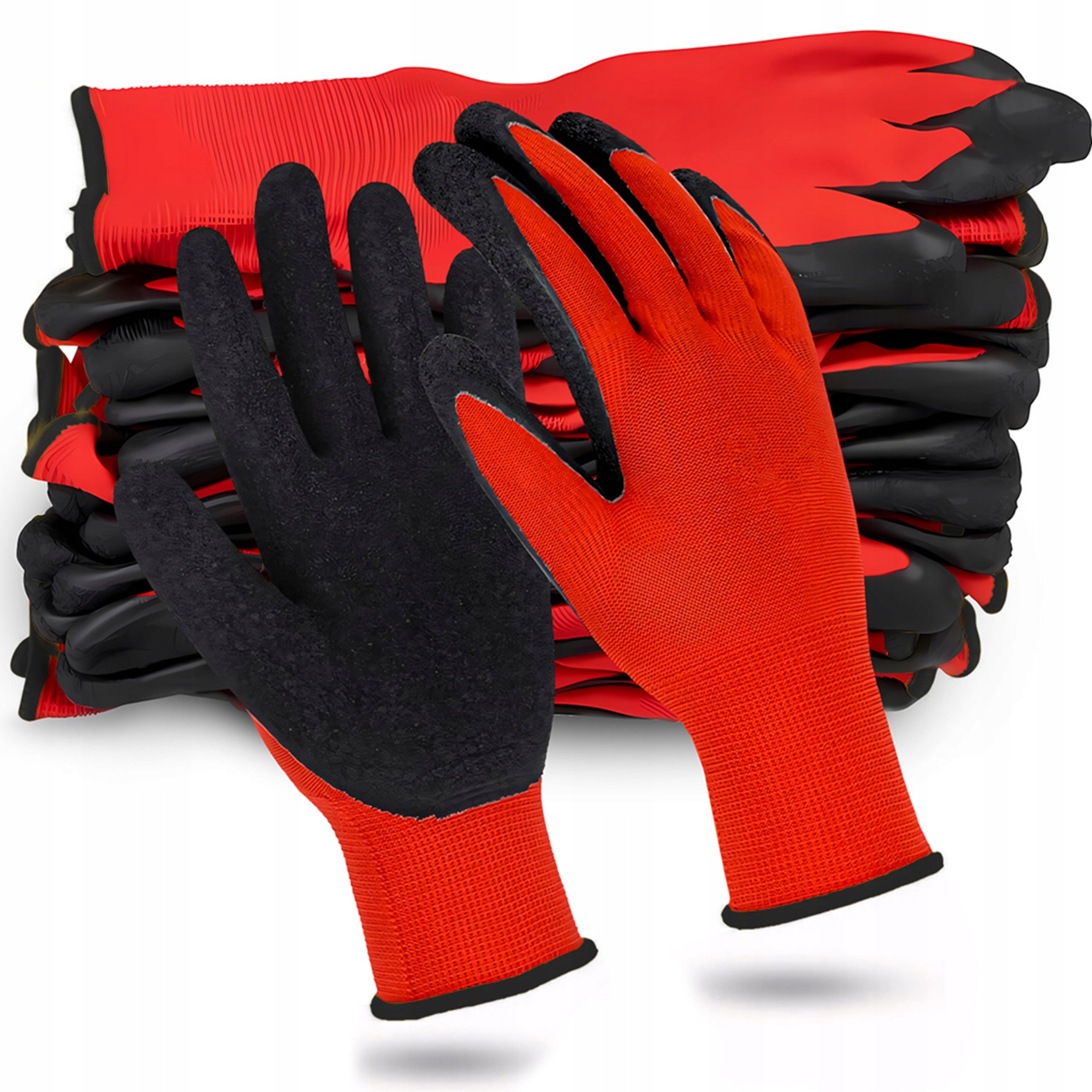 10X GLOVES PROTECTIVE GLOVES COUPLES WORKING FOAM WATERPROOF SIZE 10