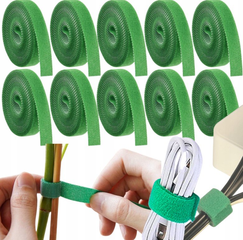 10X Gardening Tape Velcro For Binding Tomatoes Plant Binding NEXA Product height 1 cm