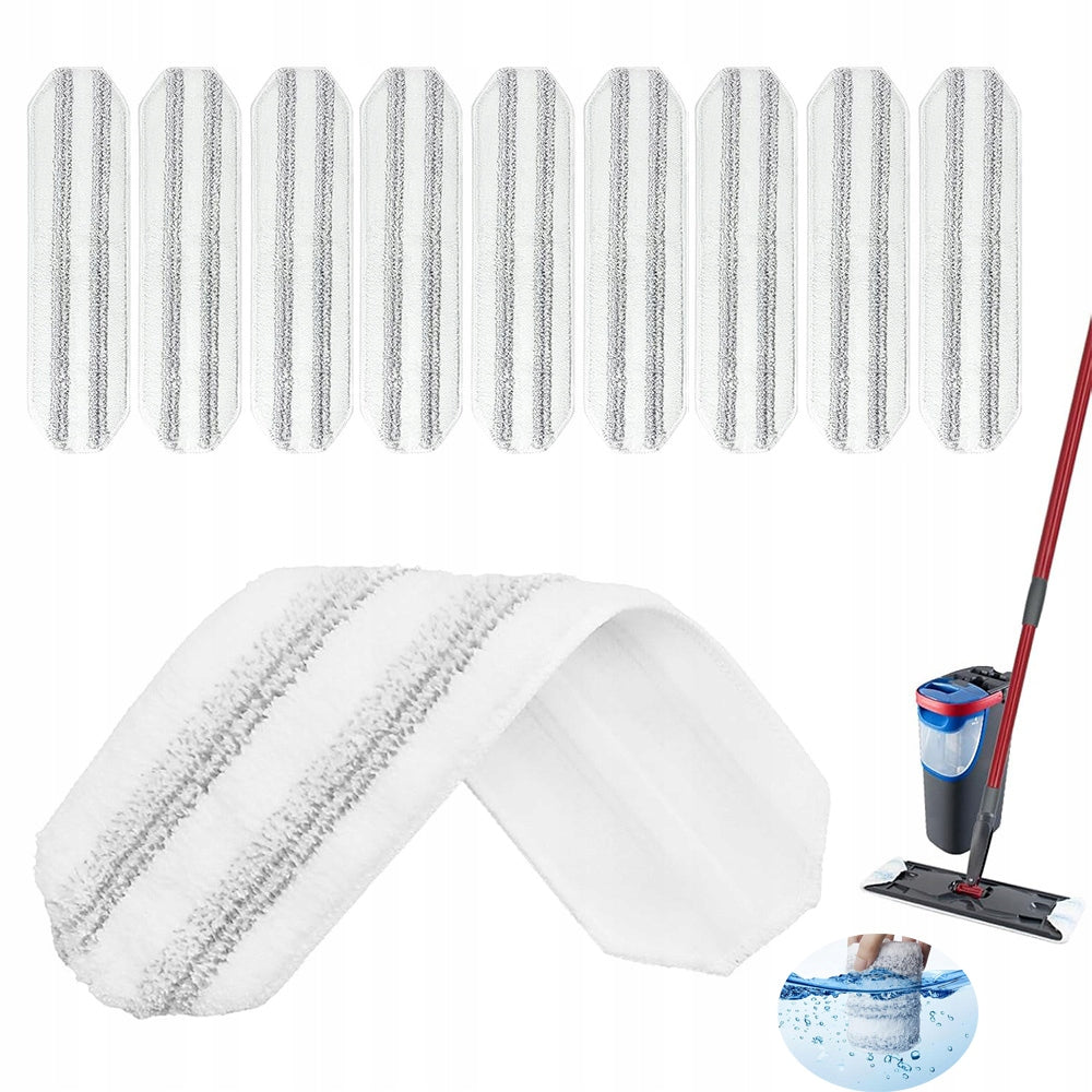 10X REPLACEMENT OCEDAR H2PRO REUSABLE FLAT MOP PADS