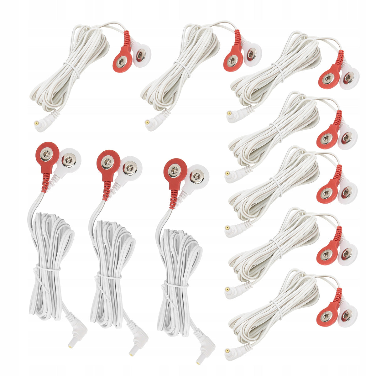 10X TENS / EMS ELECTROSTIMULATOR CABLES CABLE FEMALE PIN CABLE 2.35mm Medical device no