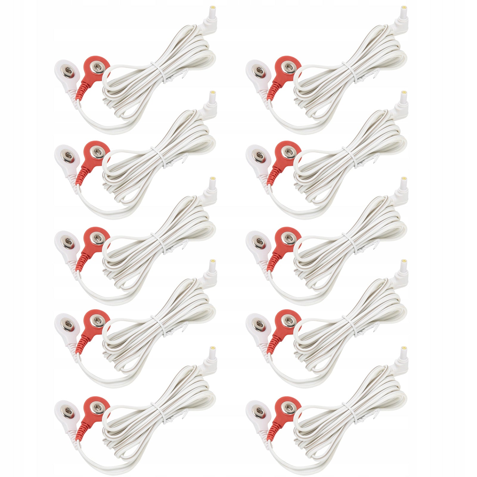 10X TENS / EMS ELECTROSTIMULATOR CABLES CABLE FEMALE PIN CABLE 2.35mm Packaging status original