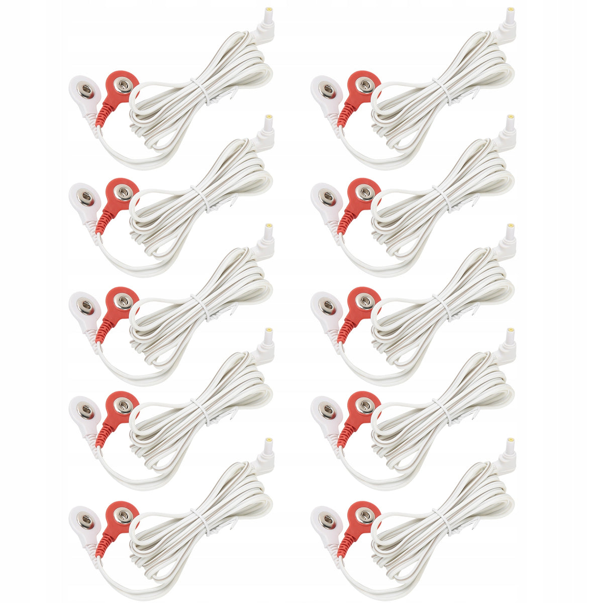 10X TENS / EMS ELECTROSTIMULATOR CABLES CABLE FEMALE PIN CABLE 2.35mm Packaging status original