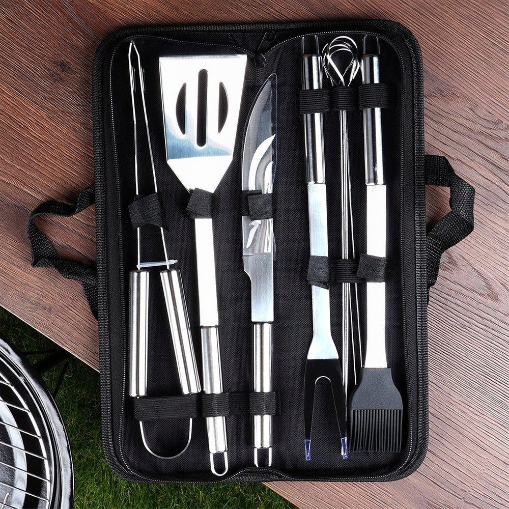 10X UTENSILS GRILL SET GRILL ACCESSORIES SET OF UTENSILS STEEL Number of pieces in the package 10