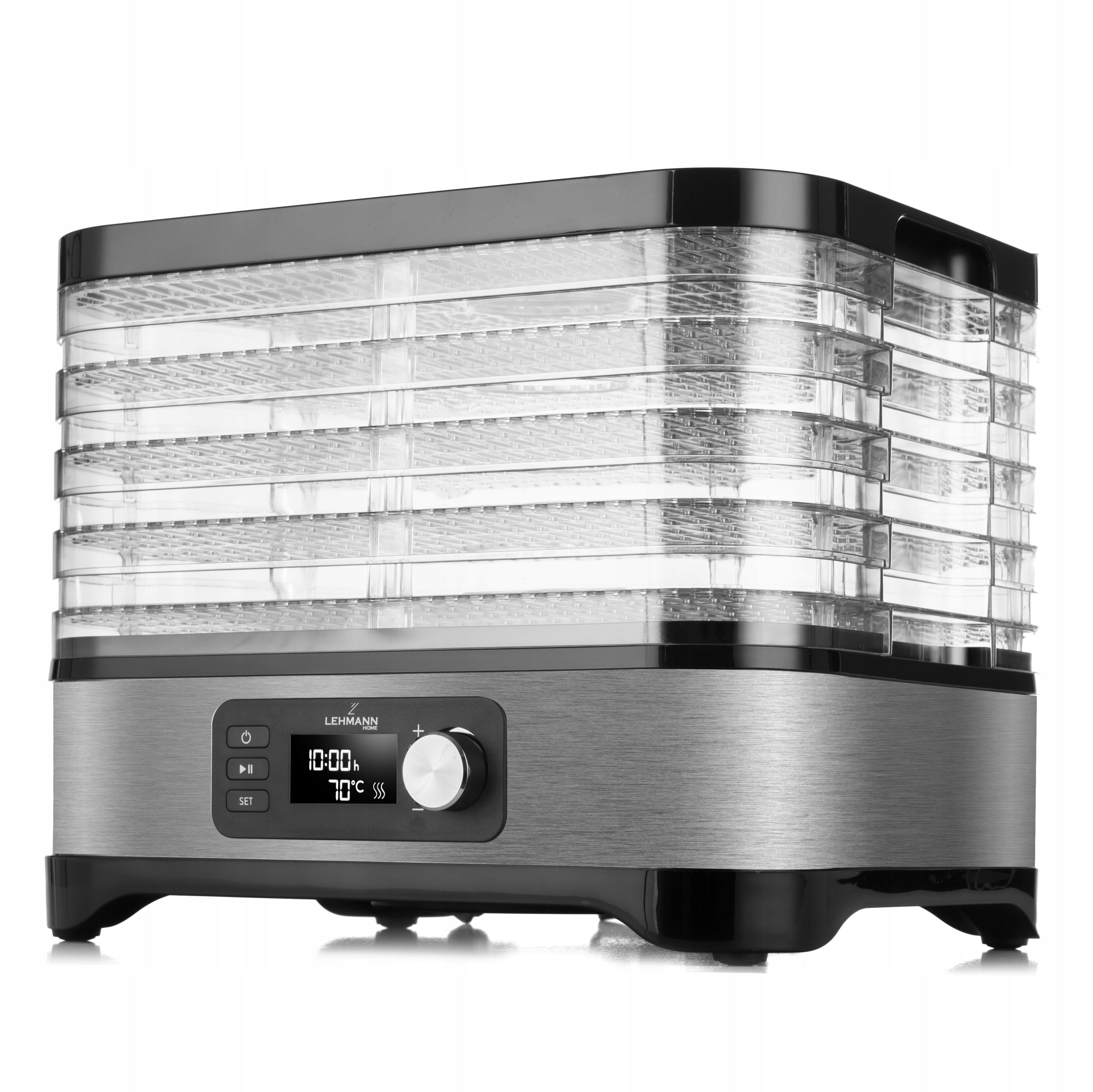 10in1 LARGE Fruit Mushroom Dryer Lehmann 450W INOX Timer+SITA+ADJUSTABLE