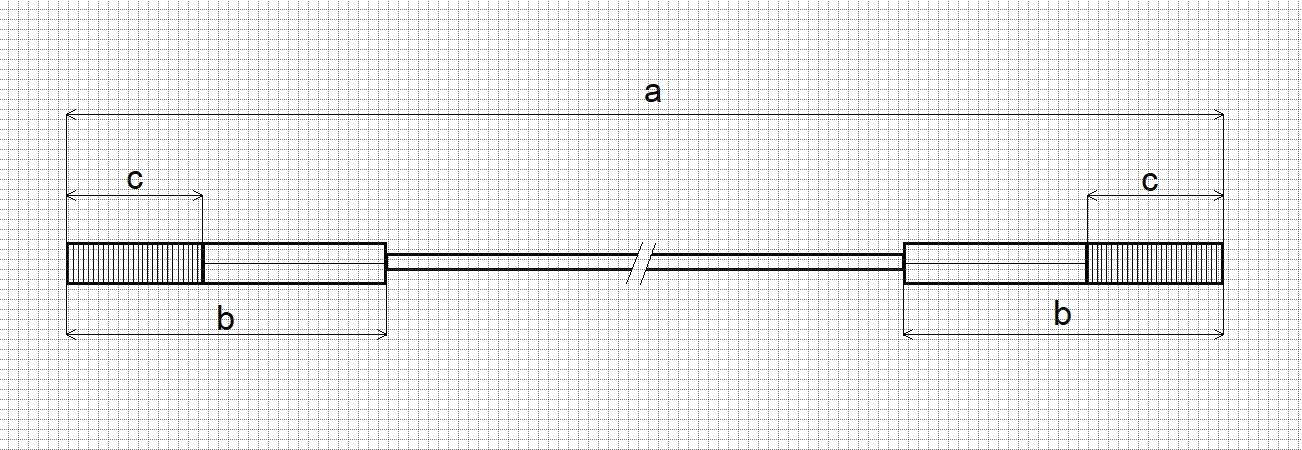 10mm rope for two-column lift to size screw M16 thread up to 25 cm Brand no brand