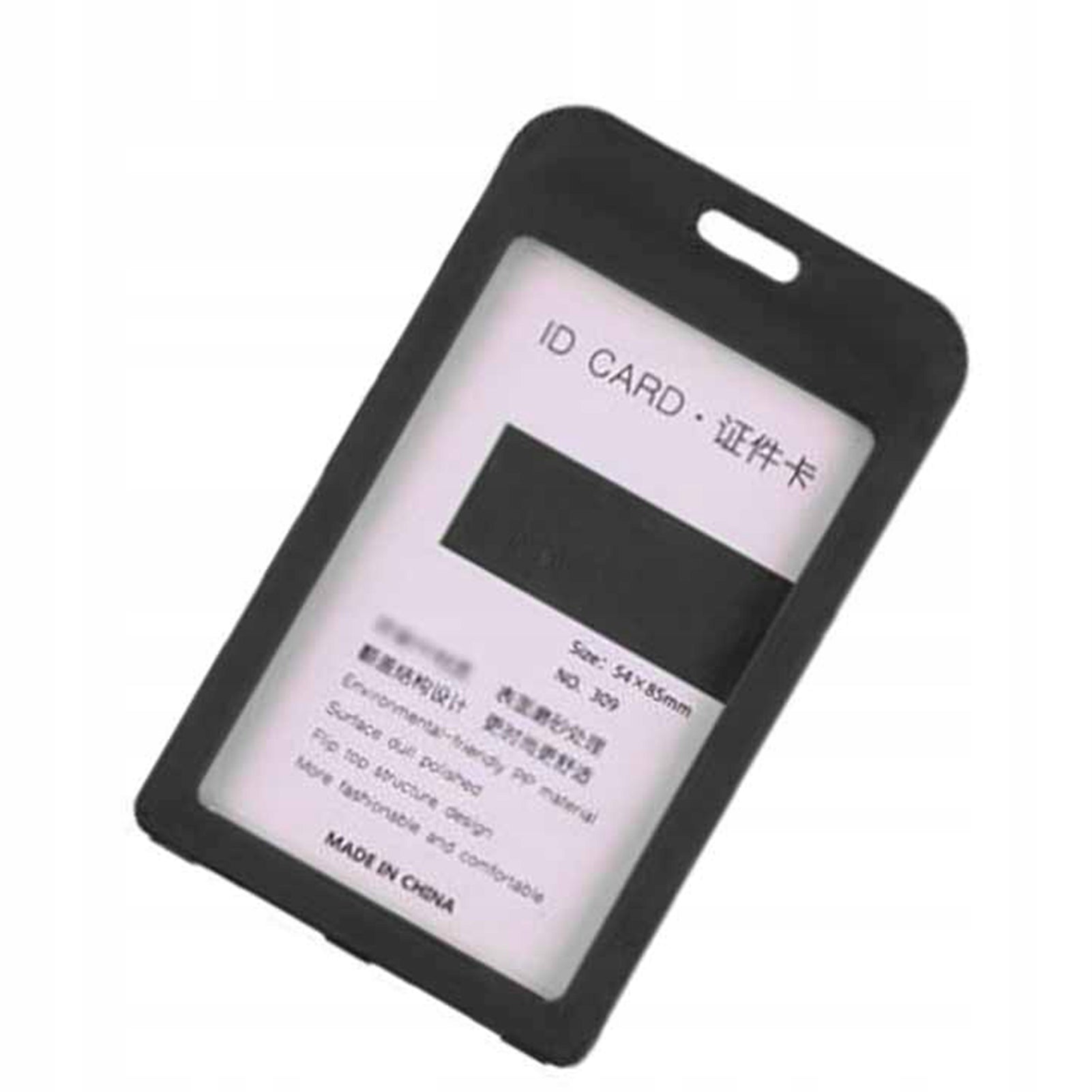 10pcs Clear ID Card Case Plastic Rounded Corners Manufacturer 1Life