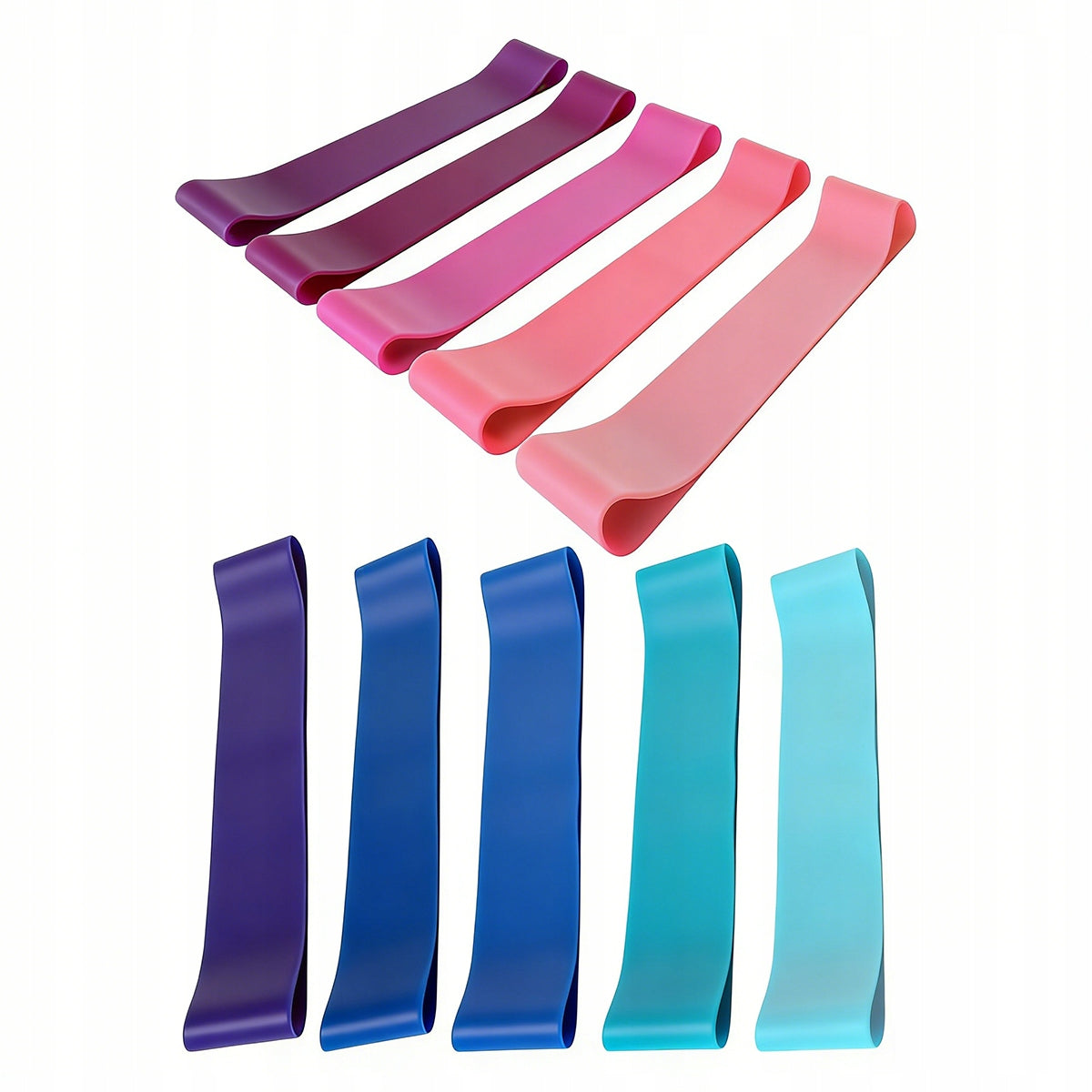 10pcs children's chair straps, stretching straps, resistance exercises Thickness 1 mm