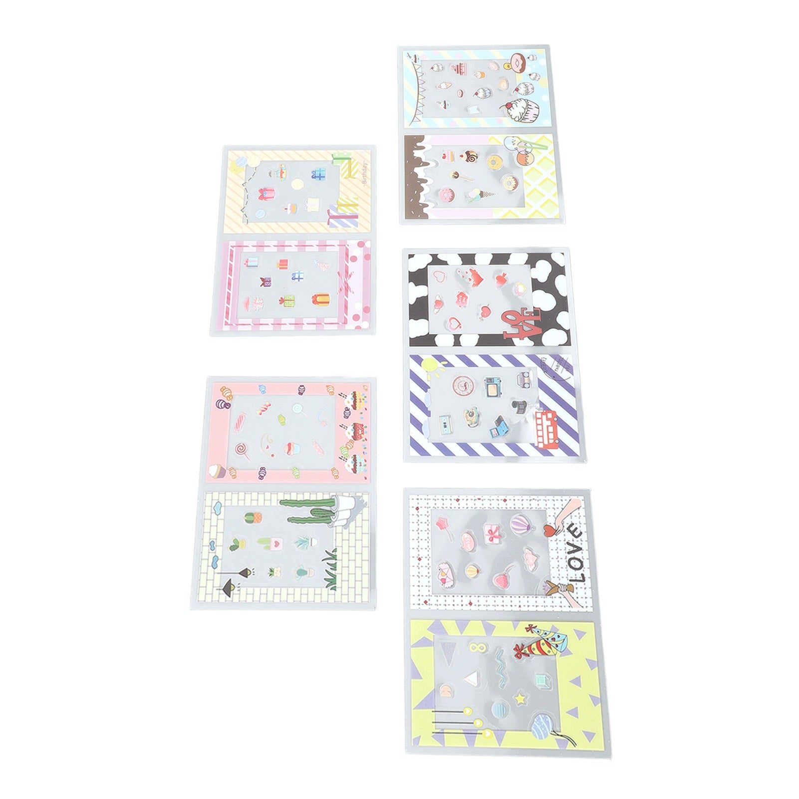 10pcs photo frame sticker versatile sticker for UN