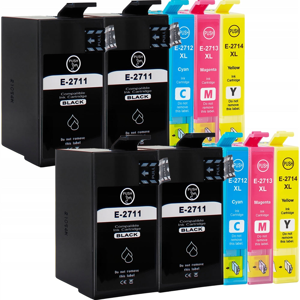10x 27 XL INKS FOR EPSON WORKFORCE WF-7710 WF-7715 WF-7720 T2711 PRINTER