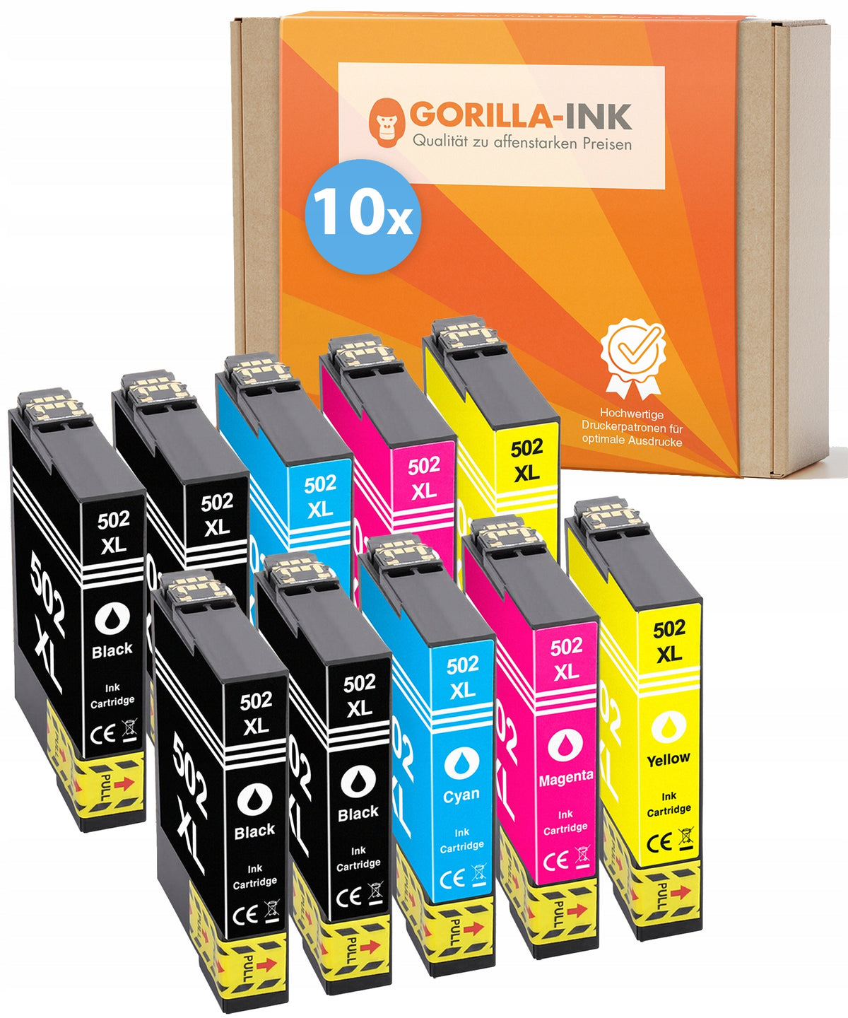 10x 502 XL ink cartridge for EPSON Expression Home XP-5100 XP-5115 XP-5150 XP-5115
