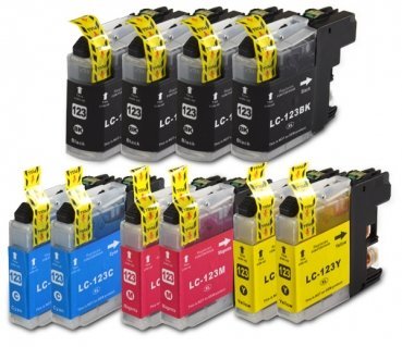 10x BROTHER INK LC123 MFC-J870DW MFC-J875DW