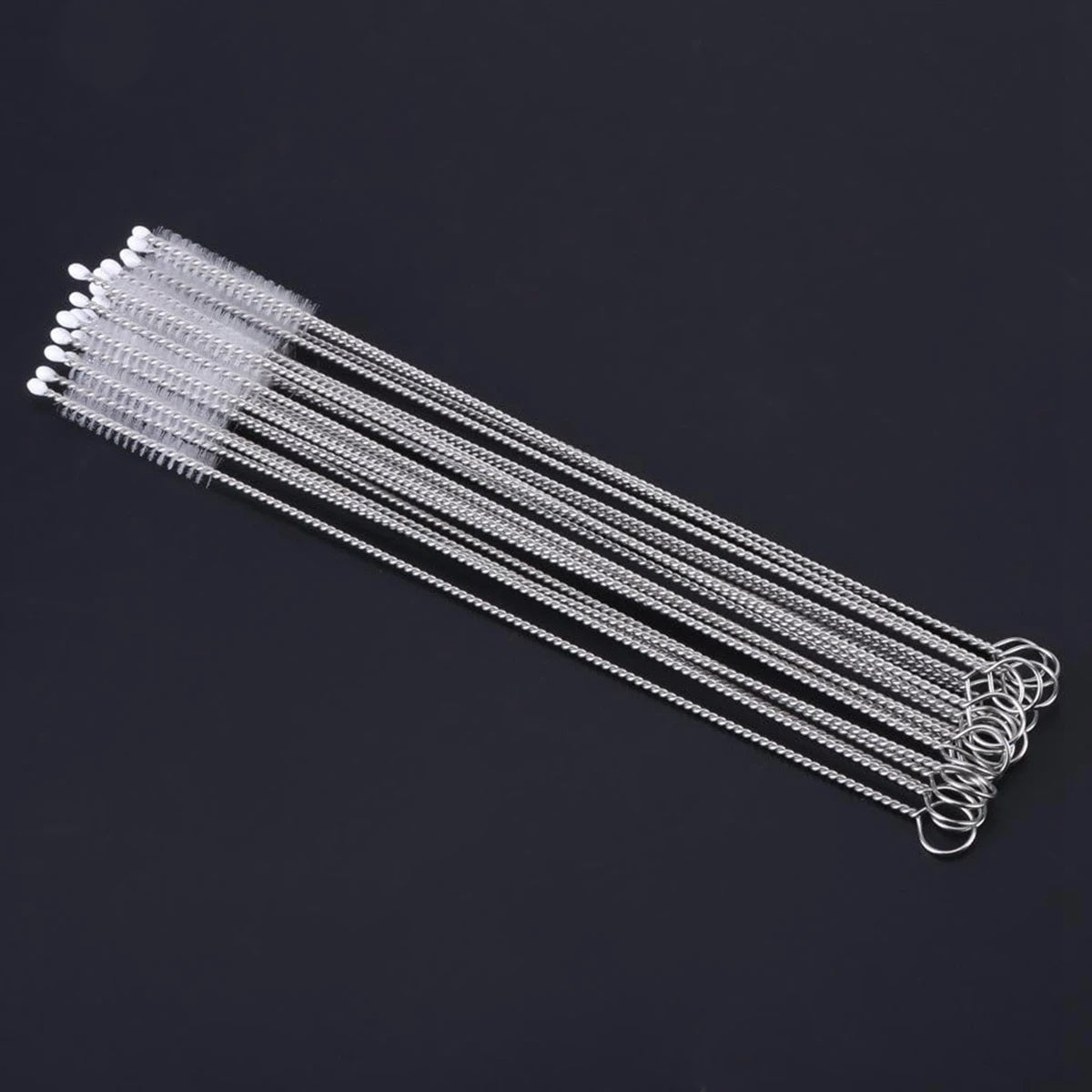 10x BRUSH CLEANER CUTTER FOR CLEANING TUBES STRAWS COFFEE MACHINES 20CM EAN (GTIN) 0046214547696