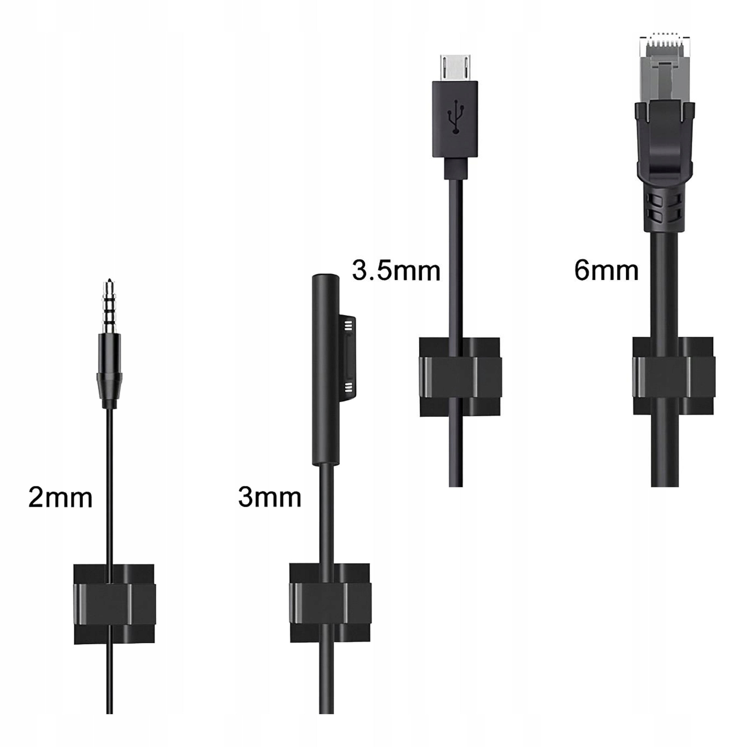 10x Cable Holder Wires Lights Organizer Self Adhesive Set of 10pcs Brand GSM Hurt