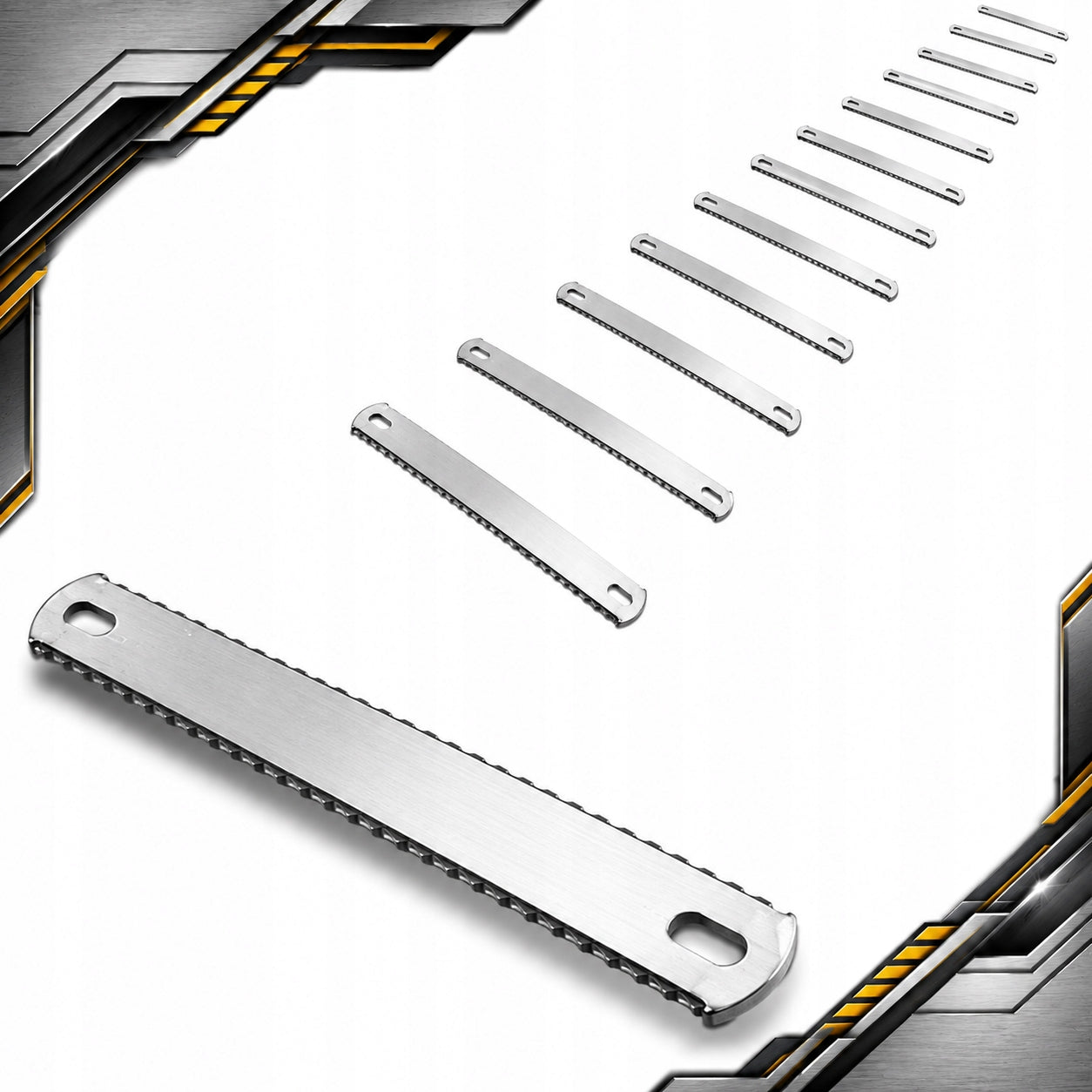 10x DOUBLE SIDED SAW BLADES FOR METAL 300MM SET OF 10PCS FOR SAW Length (mm) 300