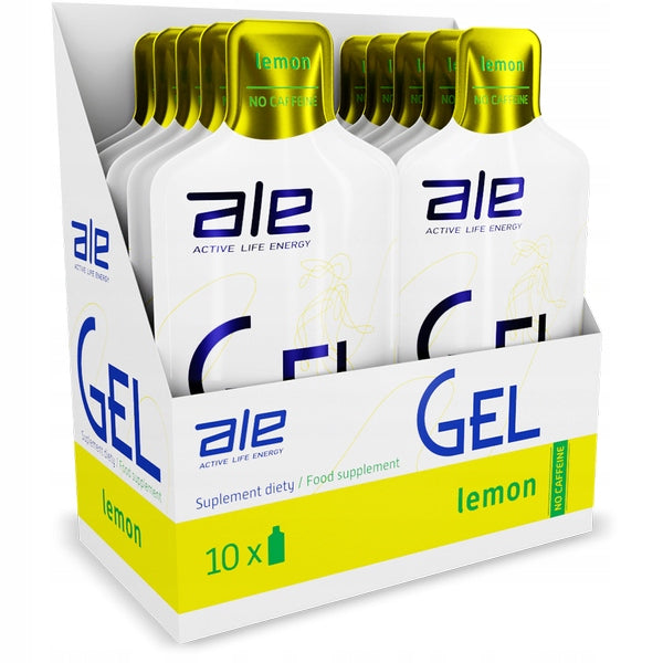 10x Energy gel ALE Lemon 55,5g lemon x10