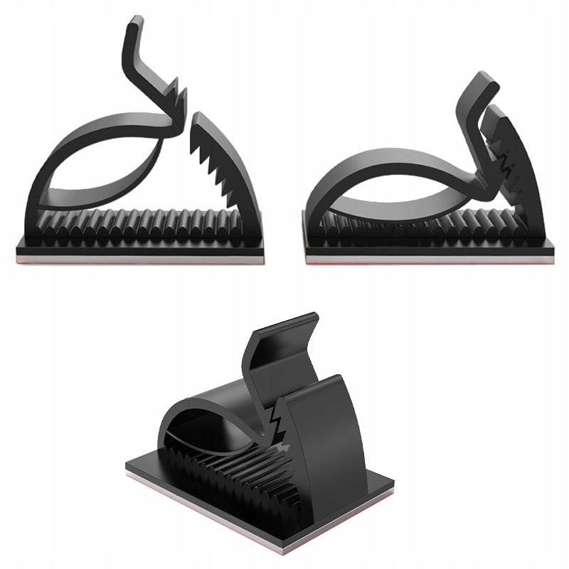 10x HANDLE CLIP ORGANIZER for CABLES 6mm SET Packaging status original