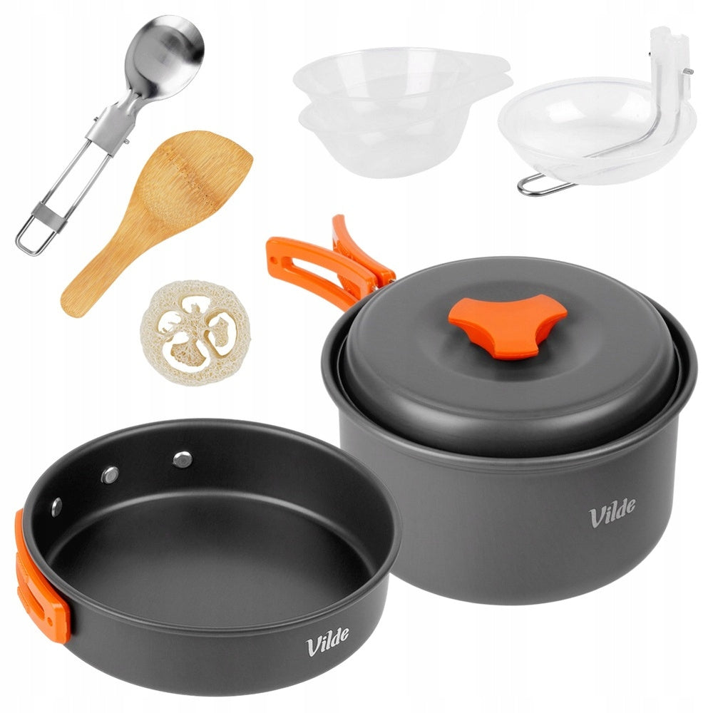 10x Hiking Dishes Camping Picnic Pot Saucer Pan Pots Manufacturer code 5900670122512