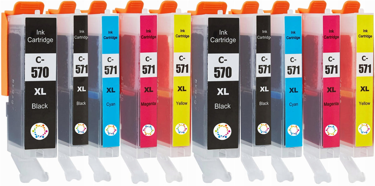 10x INK FOR CANON PIXMA MG-5750 MG7750 PRINTER