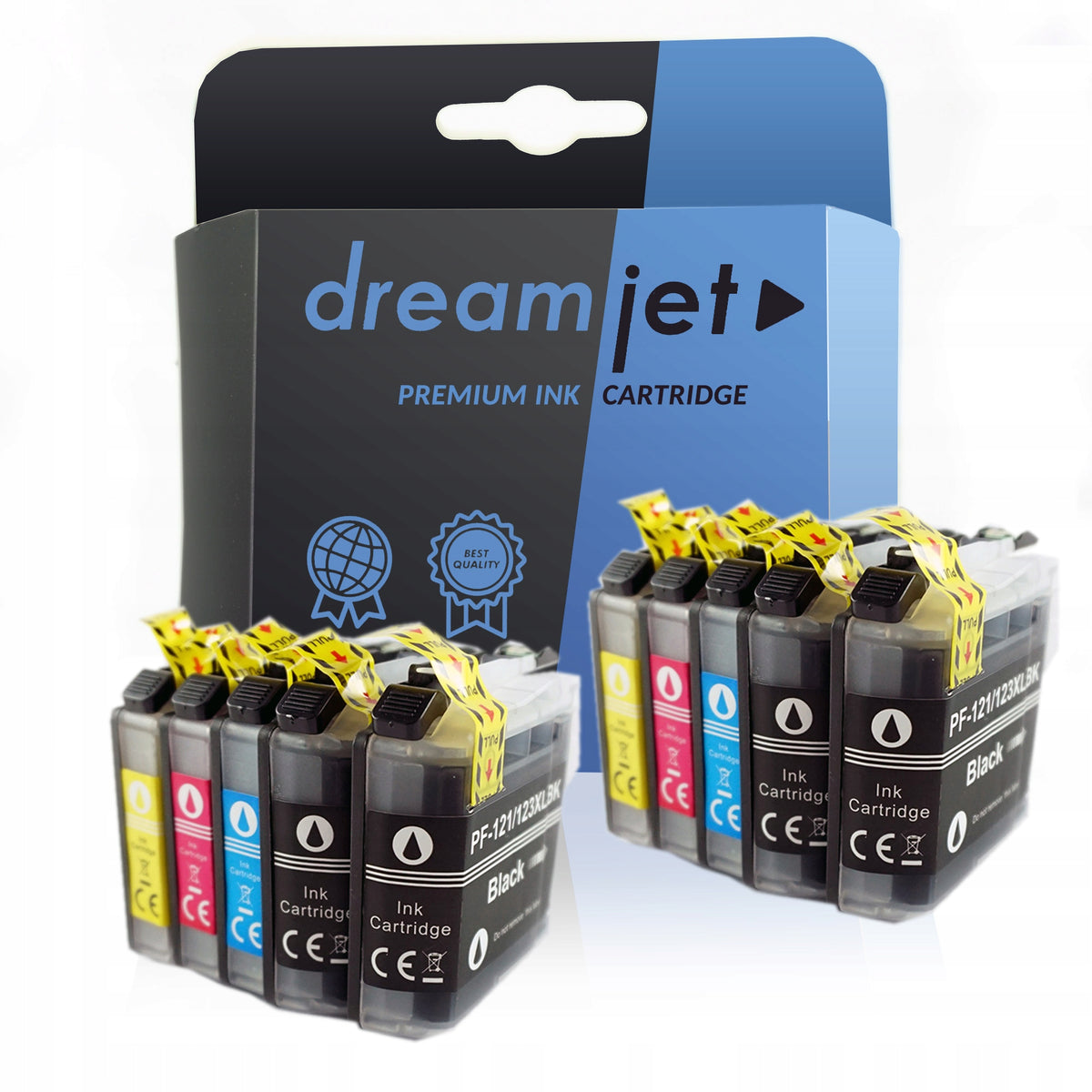 10x Ink for Brother DCP J132 J152 J245 J552 J752