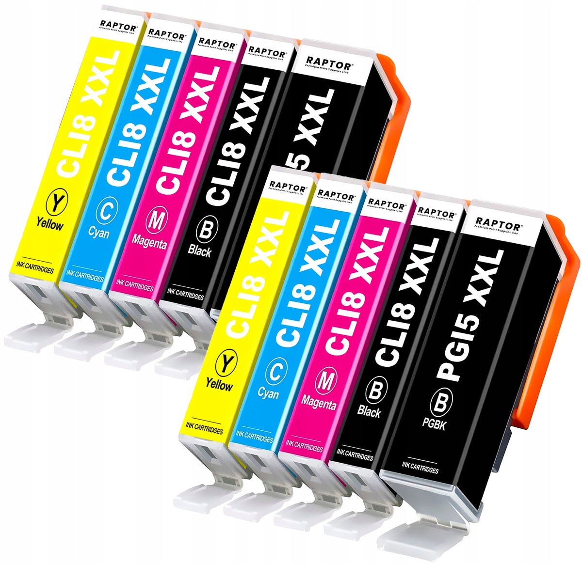 10x Ink for Canon Pixma IP4500X MP530 MP970 IP3300