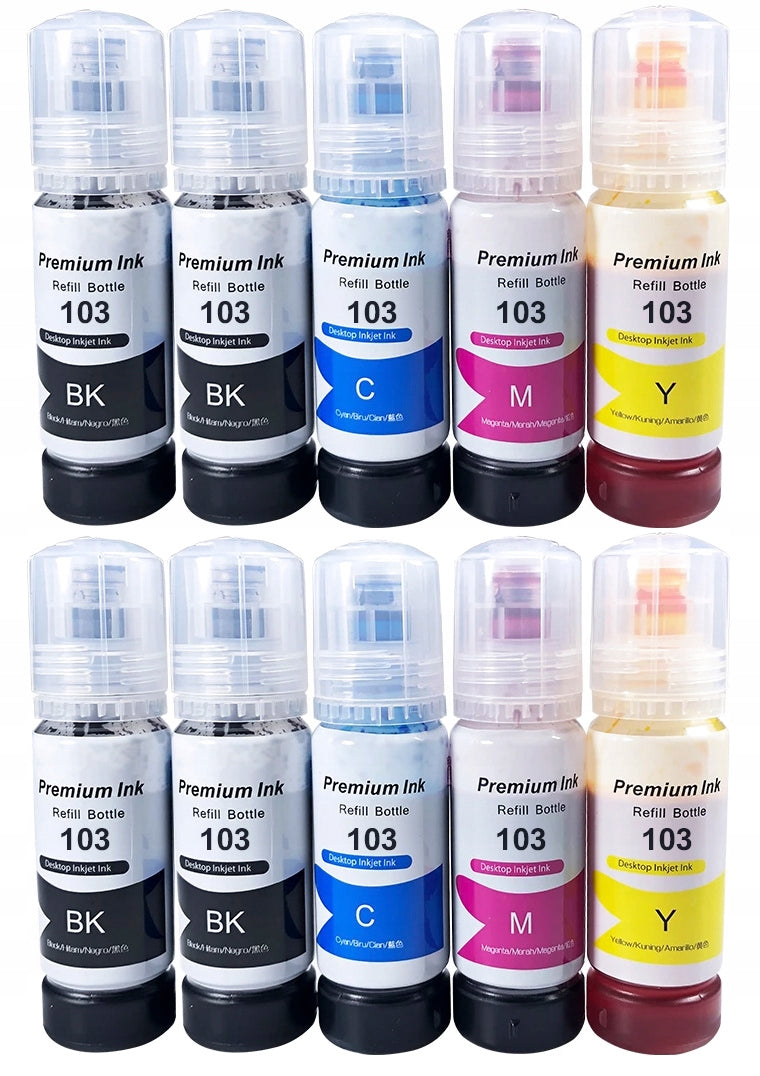 10x Ink for Epson Ecotank L3160 L3150 L3160 103XL