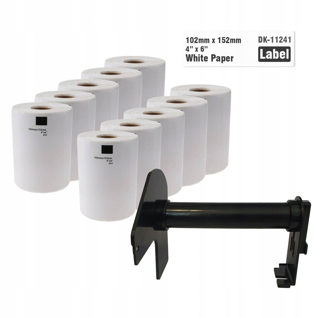 10x Labels for Brother DK-11241 102x152 200pcs handle QL-1100 QL-1110NWB