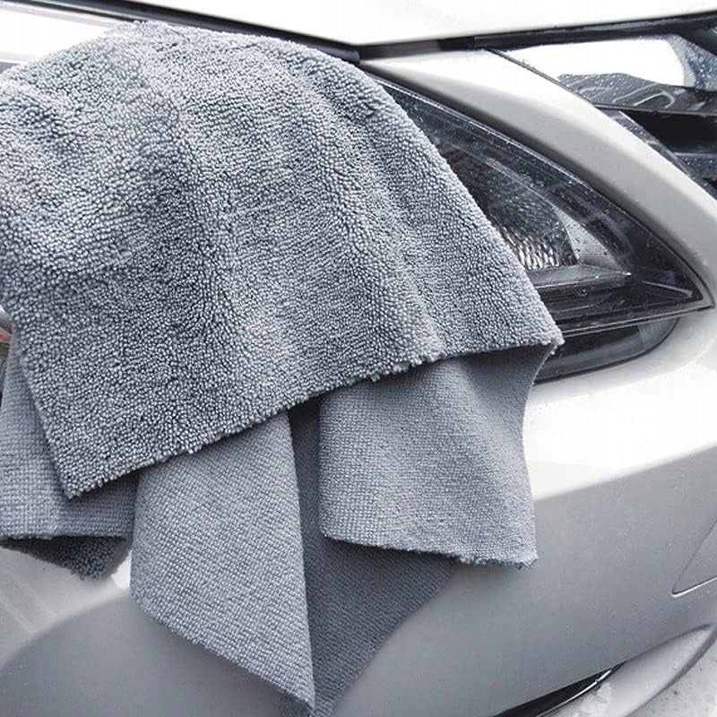 10x MICROFIBER CLOTH 40x40 CM 320GSM FOR CAR DETAILING GREY Manufacturer no brand