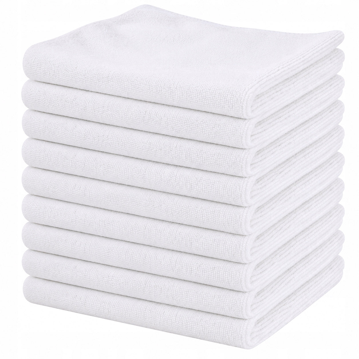 10x MICROFIBER SEAMLESS 40x40 320GSM CLOTH FOR CAR DETAILING WHITE Manufacturer code ścierka microfibra 40x40 bł