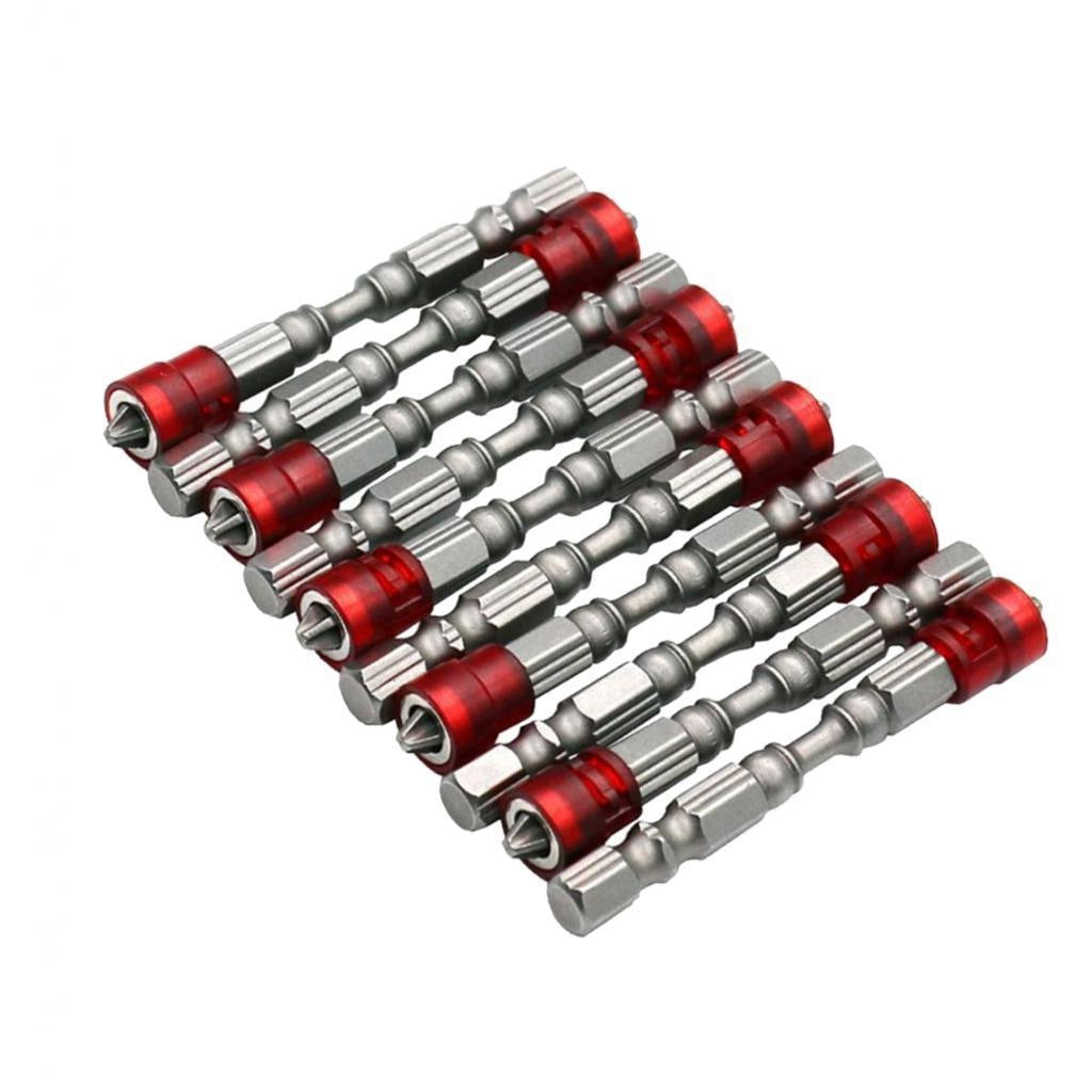 10x Magnetic Cross Head Screwdriver Bit Double Head Electric Screwdriver Packaging status original