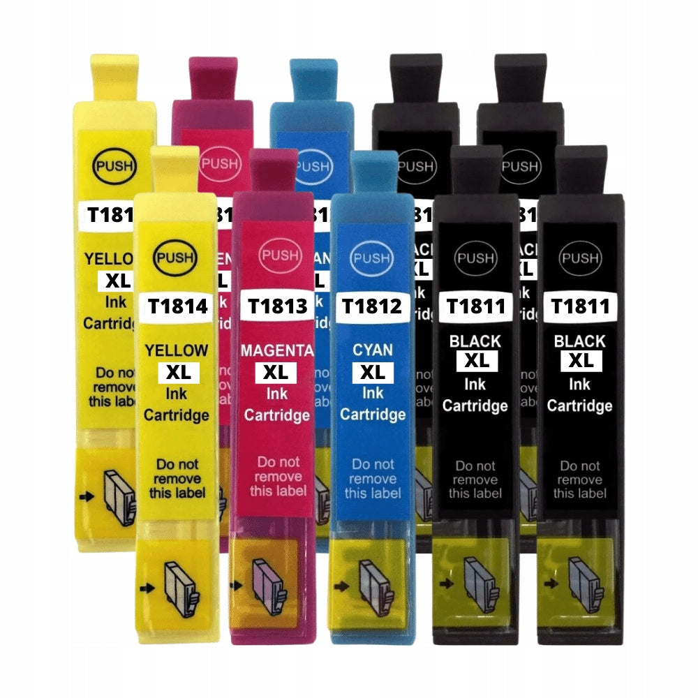 10x NEW 18XL T181 ink cartridge for EPSON Expression Home XP-302 XP-325 XP-412 Manufacturer Multibox