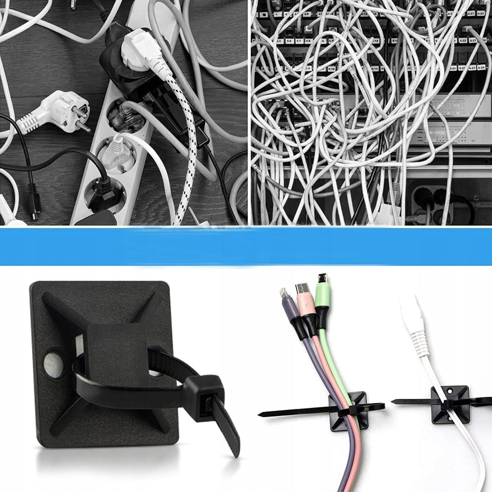 10x ORGANIZER 3M TRINITY CABLE HOOK HOLDER EAN (GTIN) 5903933557045
