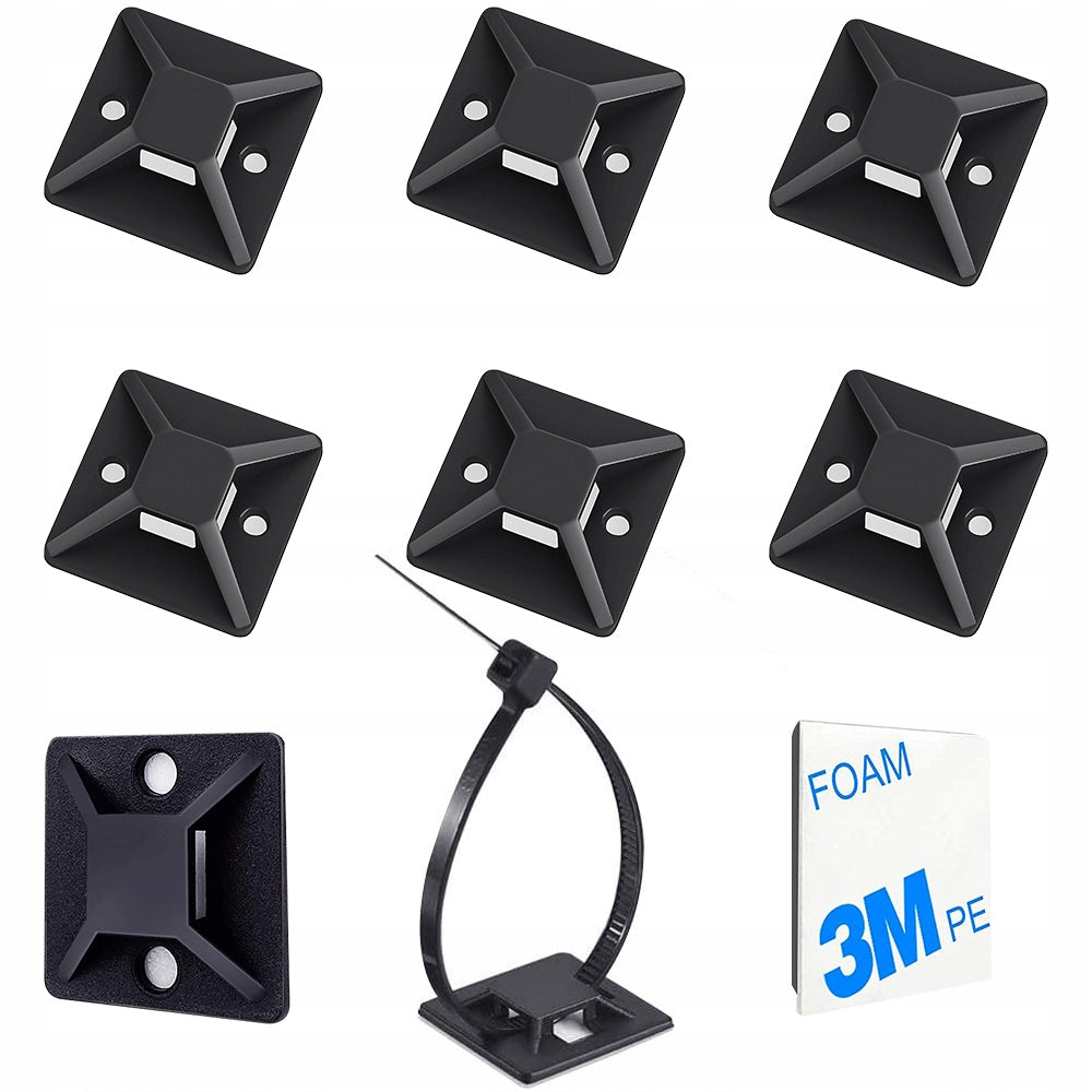 10x ORGANIZER 3M TRINITY CABLE HOOK HOLDER