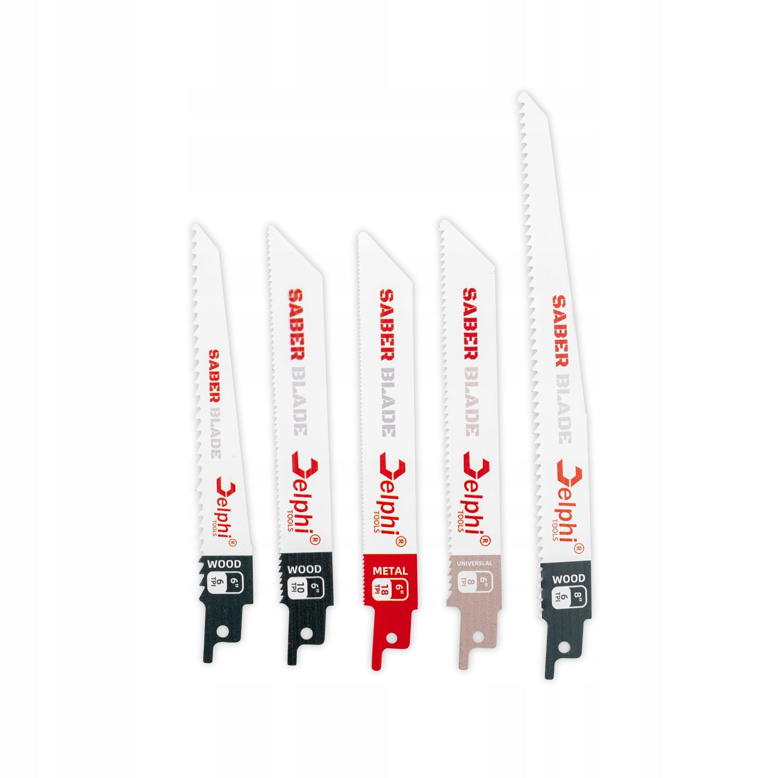 10x RECIPROCATING WOOD JIGSAW BLADE METAL KNIVES FOX TAIL Packaging status original
