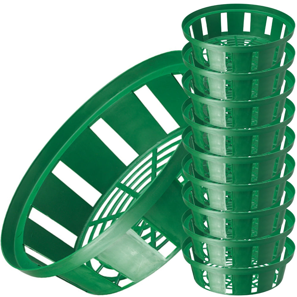10x Round basket for bulbs 18cm Planting cover Packaging status original