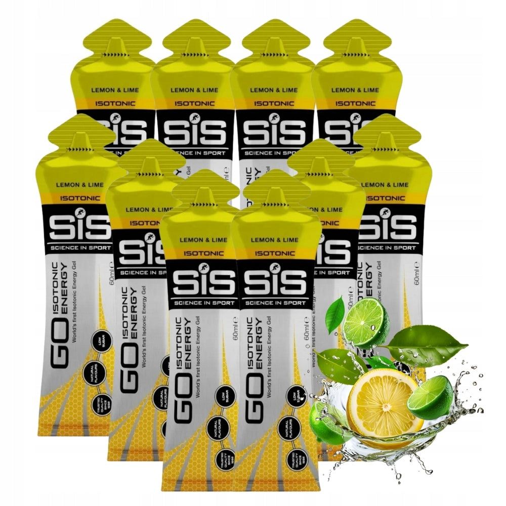 10x SIS GO ISOTONIC ENERGY GEL ISOTONIC 60 ml CARBOHYDRATES ENERGY